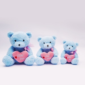 NOVO <span class=keywords><strong>Teddy</strong></span> <span class=keywords><strong>Bear</strong></span> Dia dos Namorados personalizado presente de aniversário pelúcia ursinho de pelúcia com coração multi-cor brinquedo bicho de pelúcia - Product Image 6