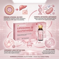 Complément alimentaire biologique L-glutathion réduit en marque blanche, boisson liquide pour la santé de la peau, fibres alimentaires, gouttes de L-glutathion liposomal