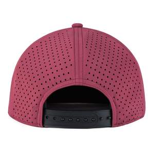 Gorra deportiva rosa de 5 paneles de calidad superior Diseño bordado personalizado Tu propio sombrero Snapback Característica común de la tela - Product Image 5