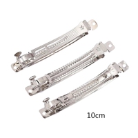 Barrettes françaises en métal étoilé de 10 cm, trois fermoirs, épingles à cheveux simples, accessoires pour cheveux faits à la main