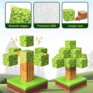 Blocs magnétiques My World - Construire mon monde magnétique, ensemble de jeux pour enfants de plus de 3 ans, filles - Product Image 6