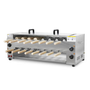 2024ホット販売KurtosKalacsマシンチムニーケーキオーブン2層16アイスクリームロールマシン - Product Image 2