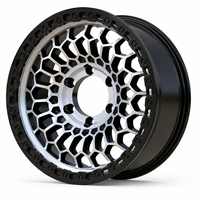 Jantes en alliage d'aluminium AL 17 pouces Flow Form pour tout-terrain 6x139.7 6*114.3 noires pour Bronco Wrangler Raptor Land Cruiser