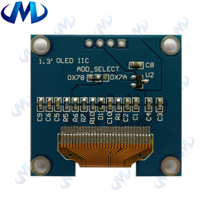 Populer 1.3 inci OLED GND modul tampilan Driver IC SH1106 128*64 <span class=keywords><strong>LCD</strong></span> IIC <span class=keywords><strong>I2C</strong></span> Antarmuka sudut pandang ultra lebar - Product Image 4