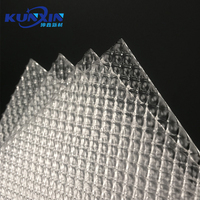Diffuseur de lumière Micro LED, couverture optique en PMMA prismatique, feuille acrylique en gros