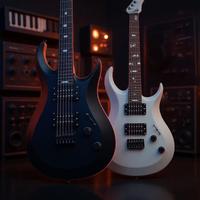 Gitar Elektrik Profesional Okoume Body Solid dengan Fingerboard Rosewood India dan Neck Maple Kanada 39 Inch