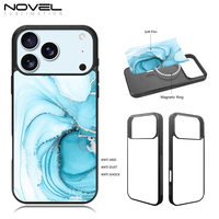 Prix spécial pour iPhone 17 série magnétique 2D TPU coque de téléphone Sublimation couverture souple anti-dérapant chaleur côté bricolage coques de téléphone