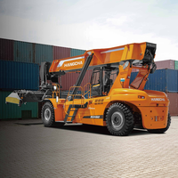 Chariot élévateur électrique à 4 roues Hangcha Reachstacker 45 tonnes Manipulateur de conteneurs hydraulique Reach Stacker
