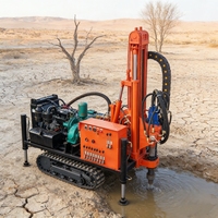 Plateforme de forage de puits d'eau spéciale pour l'Afrique du Sud, profondeur de forage maximale 150m / 200m / 220m, équipée d'une pompe à boue BW160