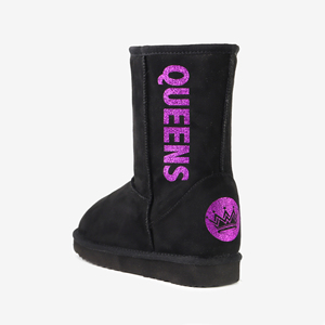 Stivali Invernali Classici Personalizzati per <span class=keywords><strong>Uomo</strong></span>, Resistenti, Neri, a Metà Polpaccio, Caldi, <span class=keywords><strong>con</strong></span> Fodera in Finta Pelle di Pecora, per Interni ed Esterni - Product Image 2