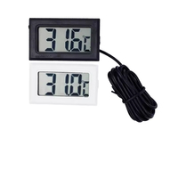 FY10 TPM10 Wasserdichter Temperaturfühler LCD Mini Digital-Thermometer für Gefrierschrank / Kühlschrank / Aquarium / Wasser