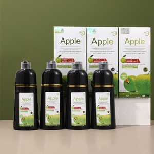 แชมพูเปลี่ยนสีผม แอปเปิ้ล ปิดผมขาวถาวร สีดำ แชมพูย้อมผมสมุนไพร 3 in 1 - Product Image 1