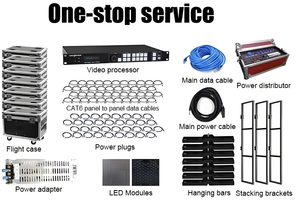 จอ LED ให้เช่า สำหรับใช้งานภายในและภายนอกอาคาร รุ่น P3.91 P3 P4 กันน้ำ แบบโมดูลาร์ เหมาะสำหรับบูธดีเจ พื้นเต้นรำ โบสถ์ โฆษณา ผนังวิดีโอขนาดใหญ่ - Product Image 5