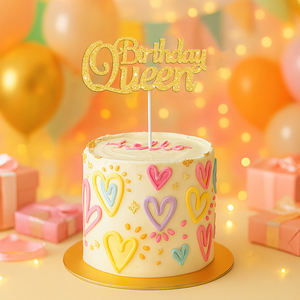 Adorno <span class=keywords><strong>de</strong></span> Pastel Personalizado con Purpurina <span class=keywords><strong>para</strong></span> <span class=keywords><strong>Cumpleaños</strong></span>, Boda, con Cualquier Texto o Números, Decoración <span class=keywords><strong>para</strong></span> Aniversario, Baby Shower - Product Image 4