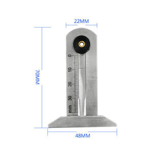 Medidor de Profundidad de Banda de Rodadura de Neumáticos de Acero Inoxidable, 0-30 mm, Tipo de Dial de Seguridad, Forma de Lápiz - Product Image 4