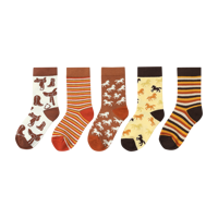 Chaussettes pour enfants en gros, nouvelle collection printemps-automne, chaussettes pour bébés, chaussettes en coton respirantes à motif de dessin animé, chaussettes mi-hautes pour nourrissons