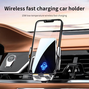 Support de téléphone avec <span class=keywords><strong>chargeur</strong></span> sans fil <span class=keywords><strong>Chargeur</strong></span> sans fil automatique pour iphone 15 Pro Max <span class=keywords><strong>Chargeur</strong></span> de voiture sans fil à serrage automatique Haute vitesse - Product Image 2