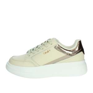 Liu-Jo Donna Sneakers Babol 03 Chaussures à plateforme en cuir beige pour femmes, mode décontractée - Product Image 1
