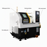 Tour CNC M10 de haute précision avec commande FANUC, 8 postes à outils, tournage et fraisage automatiques pour petites séries et usages légers