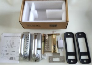 Serrure de porte en bois <span class=keywords><strong>à</strong></span> combinaison numérique <span class=keywords><strong>haute</strong></span> <span class=keywords><strong>sécurité</strong></span>, adaptée aux appartements, aux maisons et aux hôtels - Product Image 6