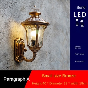 Lampe murale LED pour jardin extérieur Applique murale solaire avec éclairage supérieur Applique murale décorative en acier inoxydable pour jardin et cour - Product Image 6