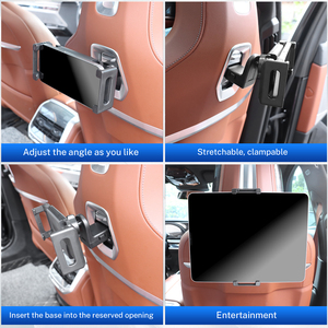Support multimédia pour siège arrière <span class=keywords><strong>de</strong></span> voiture, compatible avec <span class=keywords><strong>BMW</strong></span> <span class=keywords><strong>IX</strong></span> I5 G60 G05 G06 G61 X3 X5 Série 5/7 G45 2026 - Product Image 6