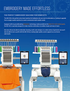 Máquina de bordado profesional <span class=keywords><strong>Ricoma</strong></span> de 10 agujas para Diseño de Moda y decoración de prendas de vestir - Product Image 3