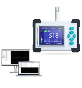 CO2-Monitor Kohlendioxid-Detektor NDIR Luftqualität tester Detektor mit Datenlogger 20000 Gruppen CO2-Tester