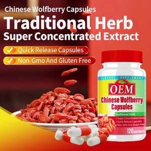 Capsules de baies de <span class=keywords><strong>Goji</strong></span> de suppléments à base de plantes OEM pour adultes - Product Image 2