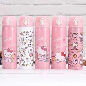 กระบอกน้ำสแตนเลส304แมวเก็บความร้อนยูนิคอร์นโรงงานน่ารักขายส่งการ์ตูนเด็กสีชมพู - Product Image 1