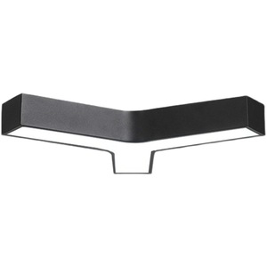 Lampe suspendue d'intérieur personnalisée Luminaire à gradation RVB hexagonal led Lumières plafond bureau pendentif linéaire led latte lumière - Product Image 1