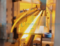 Machine de découpe de verre CNC automatique contrôlée par PLC avec moteurs, certifiée CE, pour la découpe de verre feuilleté, fournie directement par l'usine