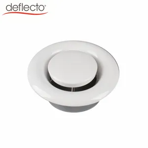 Verstelbare Metalen Luchtterugkeer Ronde Plafond Diffuser Cover Air Vent Diffuser Voor Airconditioning