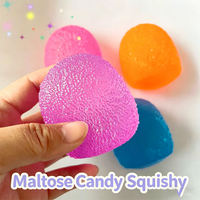 YIWUPOWER Jouet créatif en forme de bonbon souple, jouet anti-stress en sucre de malt, balle à presser à rebond lent, jouet de décompression Fidget