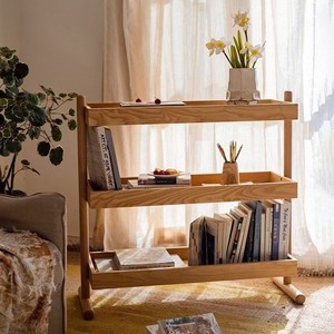 Wooden Ladder <b>Shelf</b> 3 Tier Multifunctional Storage <b>Rack</b> For Office And Home Use - Product Image 4