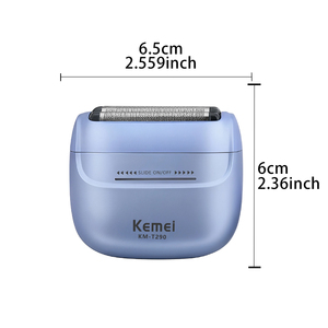 <span class=keywords><strong>Afeitadora</strong></span> Eléctrica Mini KEMEI Km-T290 para Hombre, 800mAh, 8500 RPM, Recargable, IPX7, Cuchilla Magnética, Sensor Inteligente, Maquinilla de Afeitar <span class=keywords><strong>Masculina</strong></span> de Moda - Product Image 2