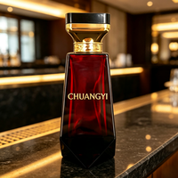 Flacon pulvérisateur de parfum en verre vide de luxe exquis, 100 ml, avec logo personnalisé par marquage à chaud et boîte cadeau pour emballage de parfum – Vente en gros
