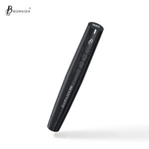 Biomaser TP006 Máquina inalámbrica Tatuaje Pluma de maquillaje permanente con 2 baterías Cejas Labios Arte corporal Rosa - Product Image 4