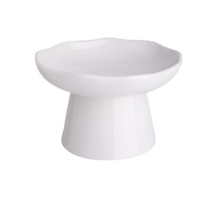 Bol en céramique pour chat, 6 pouces, extra large, à bouche peu profonde, design surélevé pour chats - Product Image 5