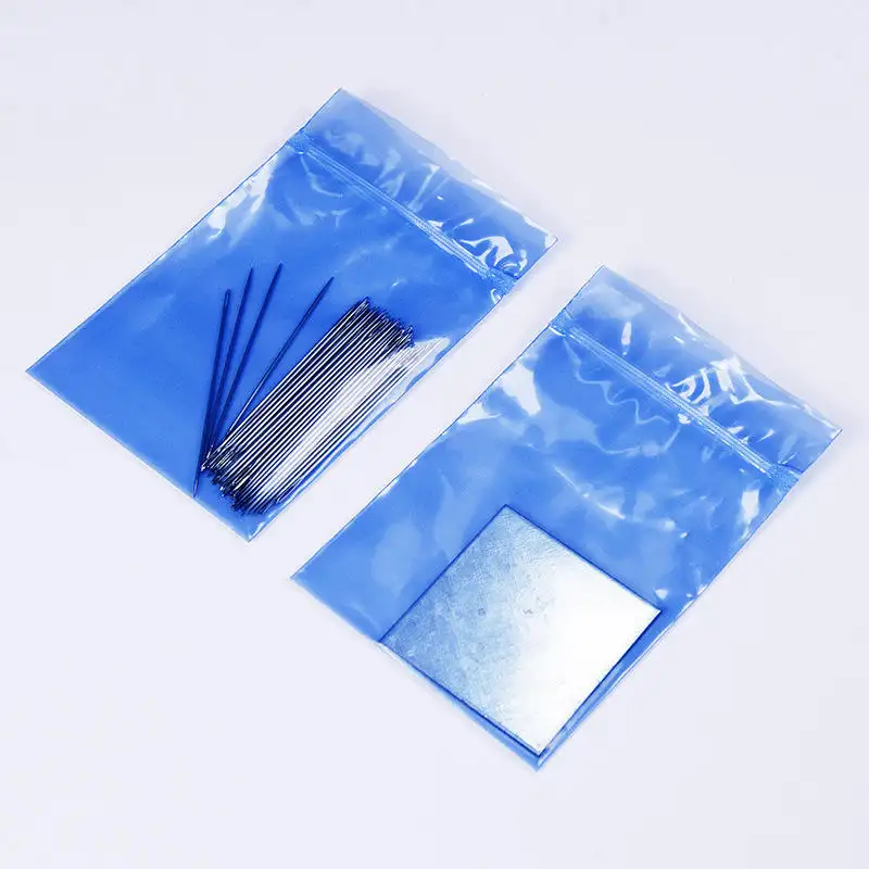 Penjualan langsung pabrik tas kemasan Vci plastik mulut datar kustom kantung bungkus Anti karat fase Gas untuk penggunaan Multi logam