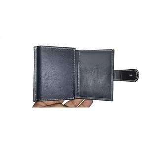 Genuine Top Cow Leather Men's Premium Quality Slim Fashion Waterproof Short Pocket Embroidery <b>Letter</b> Open Star Customizable BS - Product Image 6
