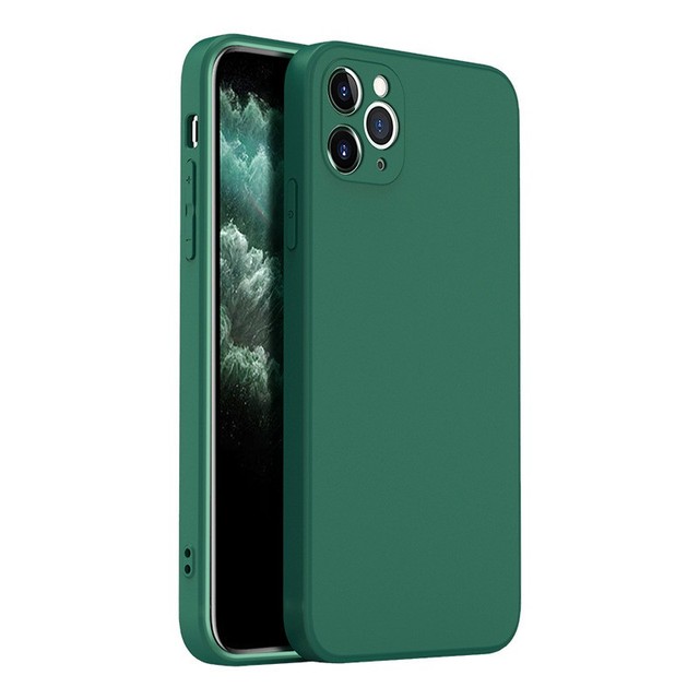 Upgraded Transparent Liquid Silicone Waterproof Shockproof Soft Phone Case Flat Edges Camera Protection for 11 17 Series