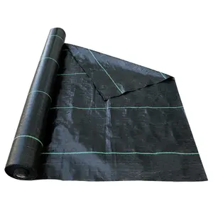 HDPE PP Heavy Duty Greenhouse Woven Landscape Fabric UV Cutting Processed Anti-Grass Barrier