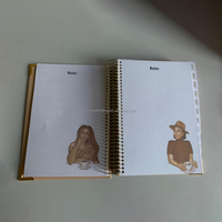 Carnet de Manifestation Promotionnel Personnalisé A4 – Agenda Mensuel Inspirant / Journal Planificateur Quotidien 2027 – Impression Personnalisée