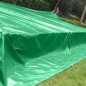 Bâches JLM 12x6 mètres bâche en pvc vert imperméable et robuste