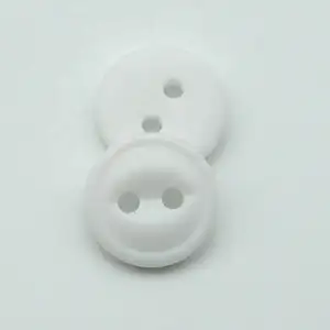 Прямые продажи на заказ акриловые кольцевые кнопки дилера плоские круглые кнопки 15 мм блестящие смолы Круглые 2 отверстия