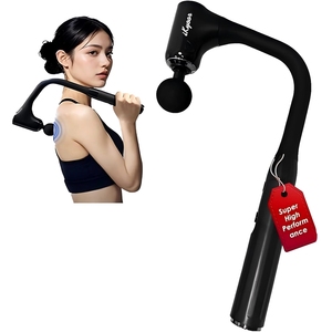 <span class=keywords><strong>Pistola</strong></span> de Masaje Muscular Profesional, Motor sin Escobillas, Terapia de Calor Miofascial, 8 Cabezales de Masaje, Recargable por USB, 1500mAh, 6-8H - Product Image 1
