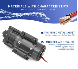 Lefoo kích thước nhỏ RO bơm tăng áp 1200gdp 36V DC động cơ 5.5lpm bơm màng nước cho hệ thống nước trong nhà - Product Image 3