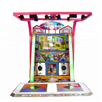 Machine de jeu d'arcade de divertissement à pièces Machine de danse à pompe Just Dance Machine de jeu d'arcade de danse électronique