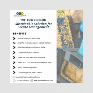 Commercial Kitchen Wastewater FOG Control <b>Block</b> Made of Durable <b>Plastic</b> - Product Image 1